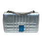 Burberry Lola WITH Leather Silver Shoulder Bag