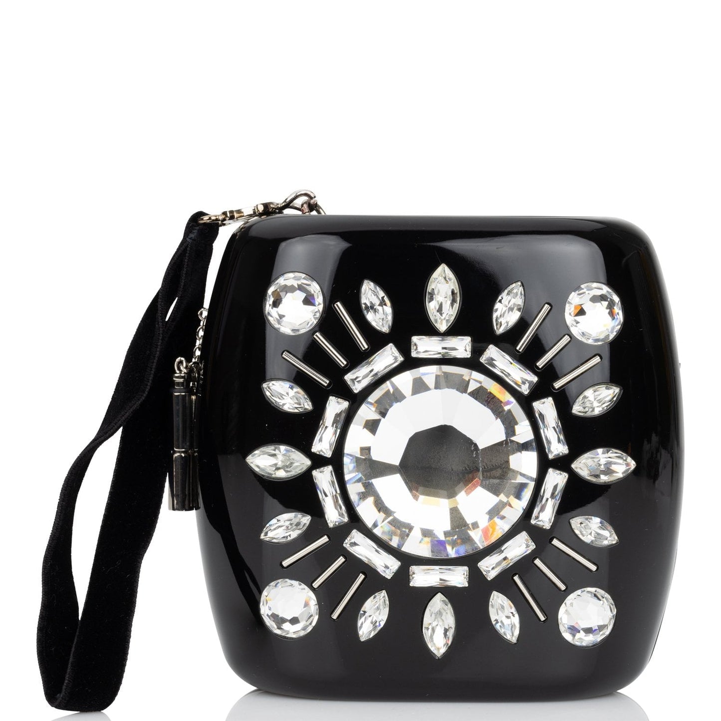 Chanel Luxury Leather Black Clutch Leather Rovelle Bags
