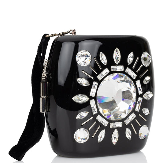 Chanel Luxury Leather Black Clutch Leather Rovelle Bags