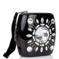 Chanel Luxury Leather Black Clutch Leather Rovelle Bags