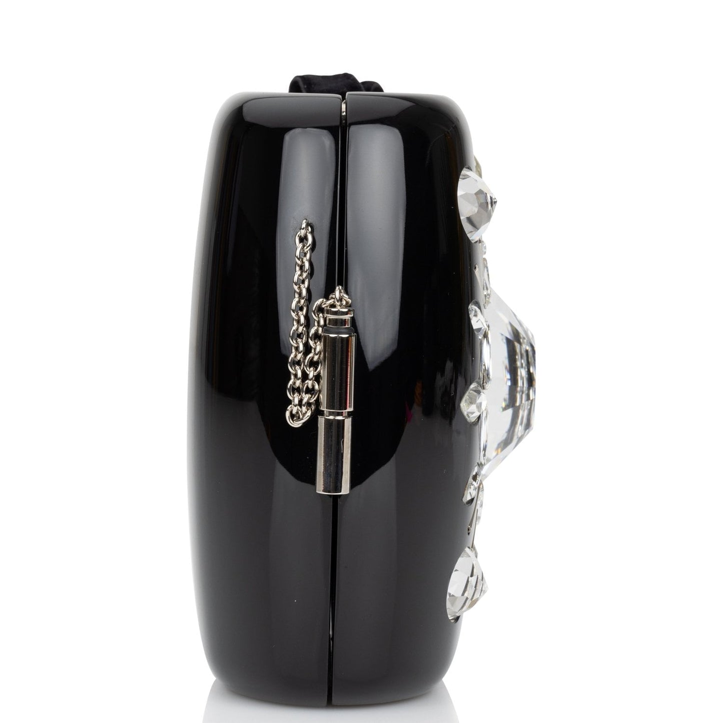 Chanel Luxury Leather Black Clutch Leather Rovelle Bags