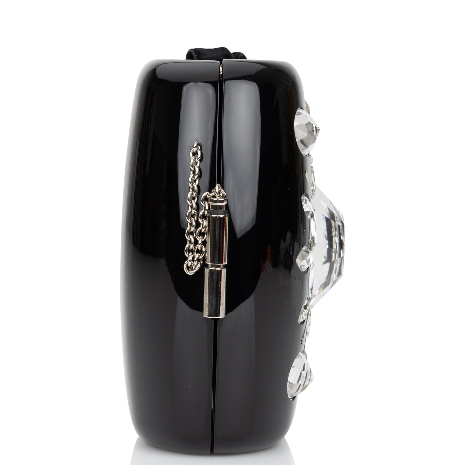 Chanel Luxury Leather Black Clutch Leather Rovelle Bags