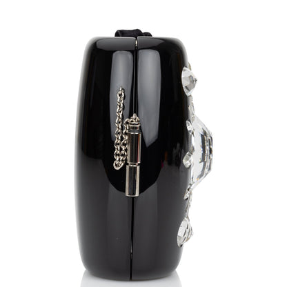 Chanel Luxury Leather Black Clutch Leather Rovelle Bags