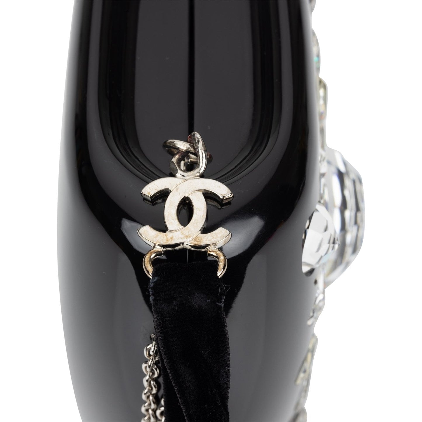 Chanel Luxury Leather Black Clutch Leather Rovelle Bags
