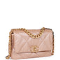 Chanel Medium 19 Flap Bag Beige Iridescent Calfskin Mixed Hardware Rovelle Bags