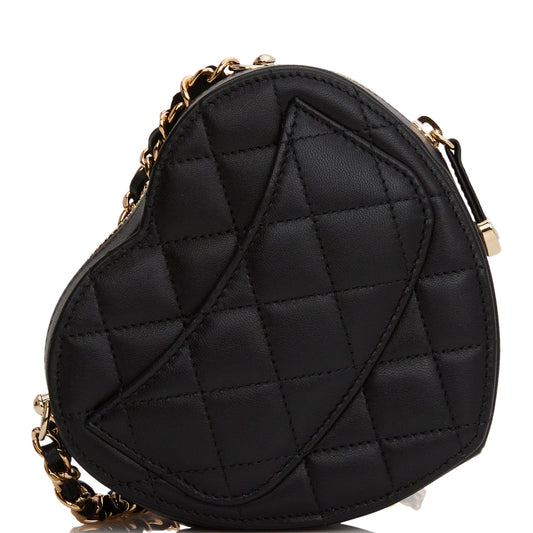 Chanel Luxury Lambskin Black Clutch Rovelle Bags