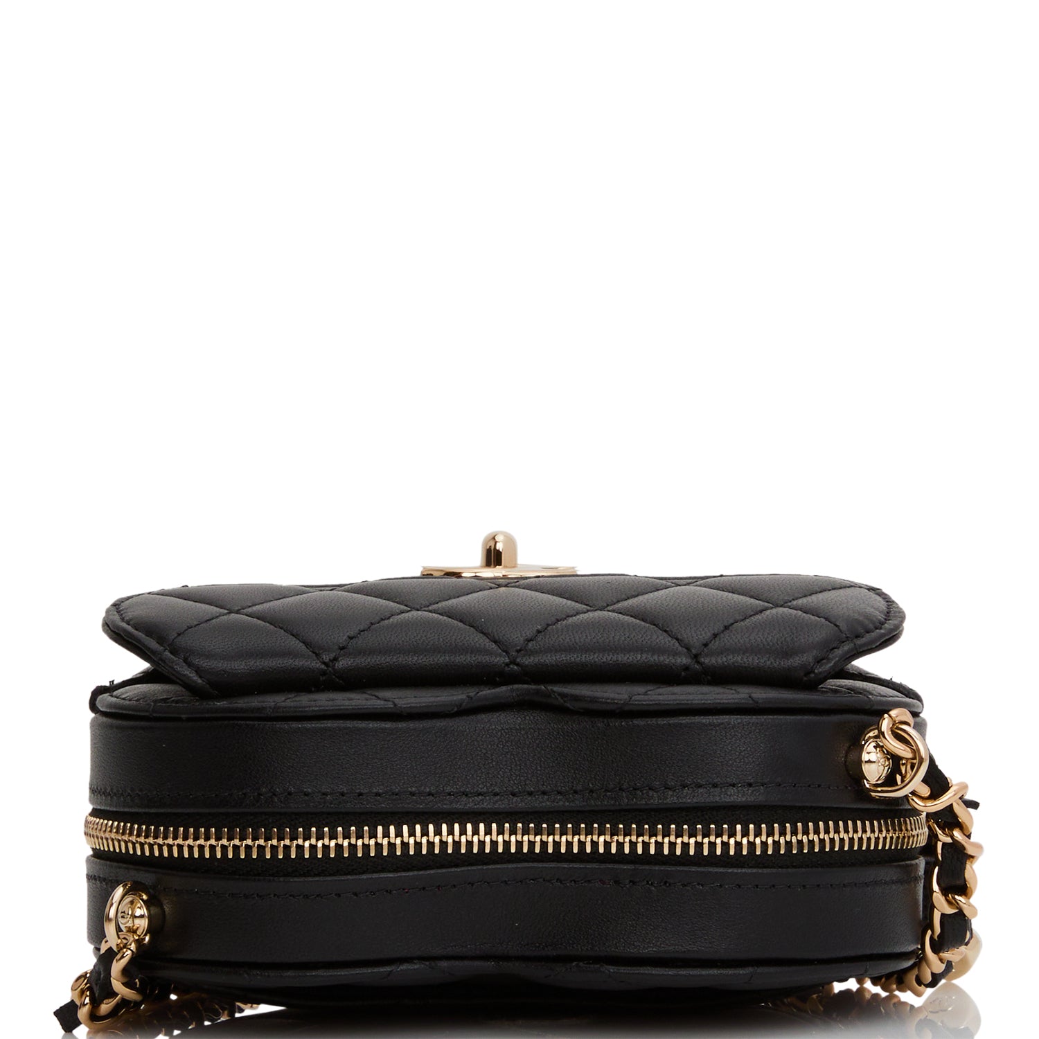 Chanel Luxury Lambskin Black Clutch Rovelle Bags