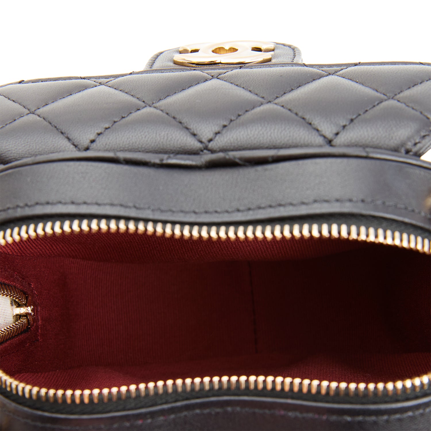 Chanel Luxury Lambskin Black Clutch Rovelle Bags