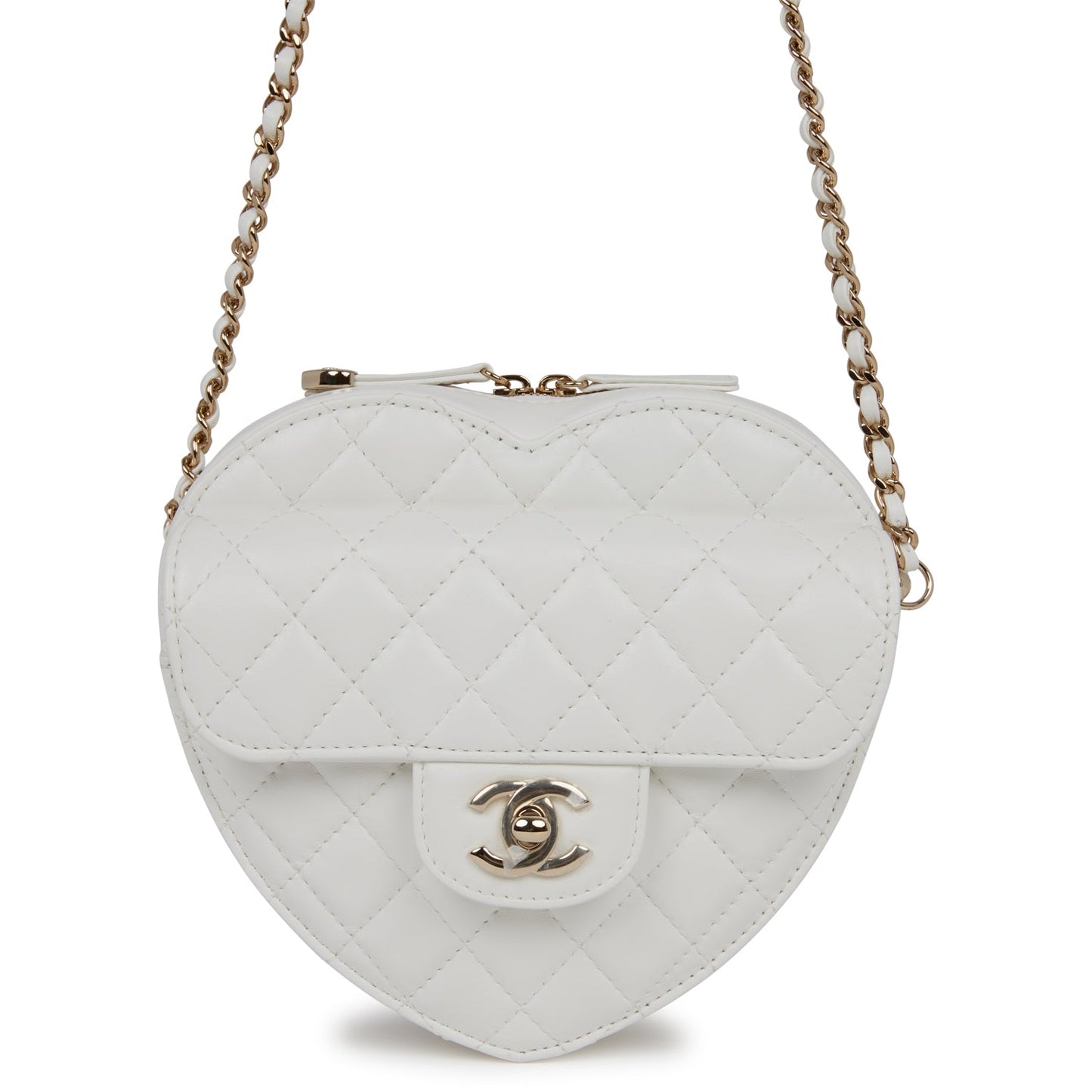 Chanel Luxury Lambskin Gold Handbag Lambskin Rovelle Bags