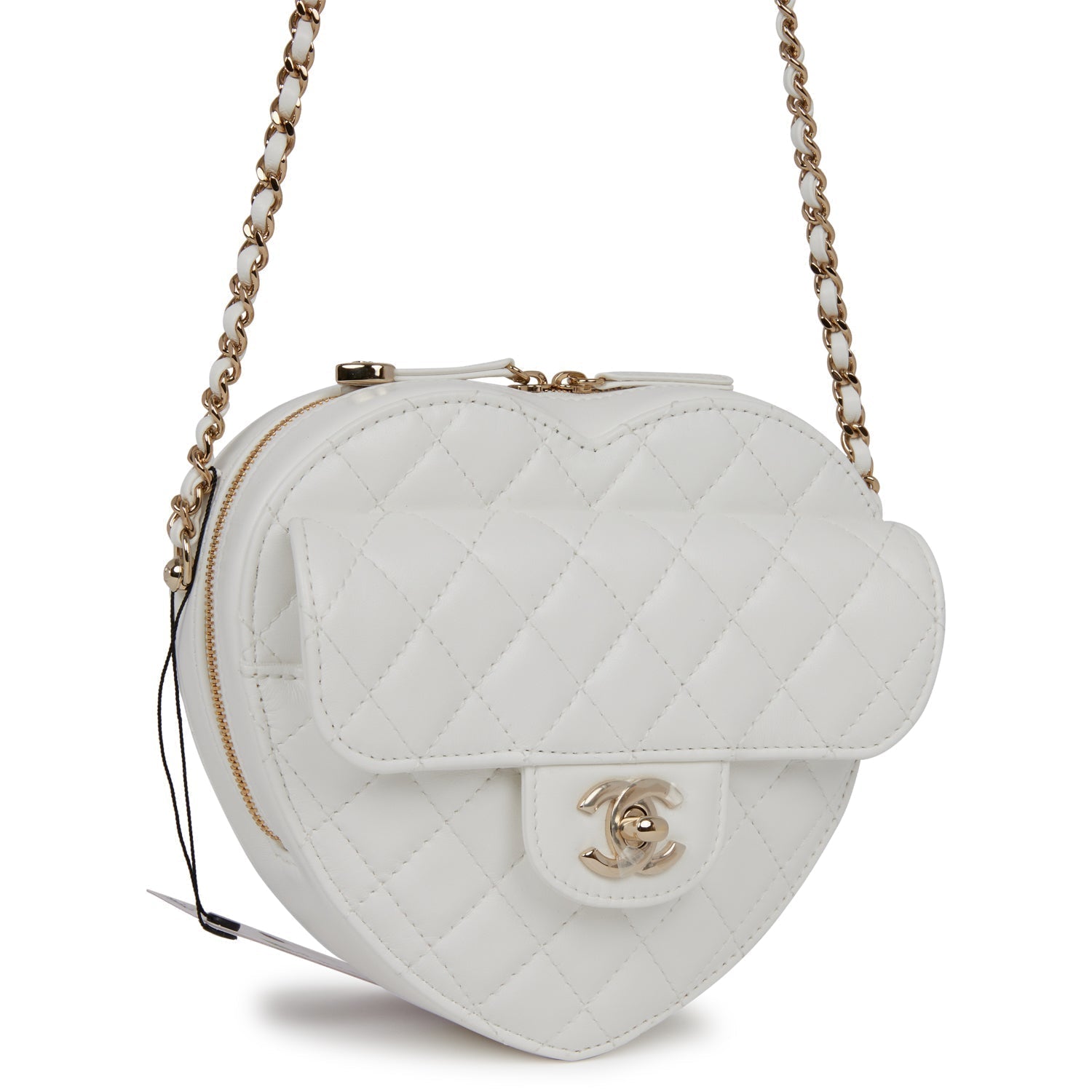 Chanel Luxury Lambskin Gold Handbag Lambskin Rovelle Bags