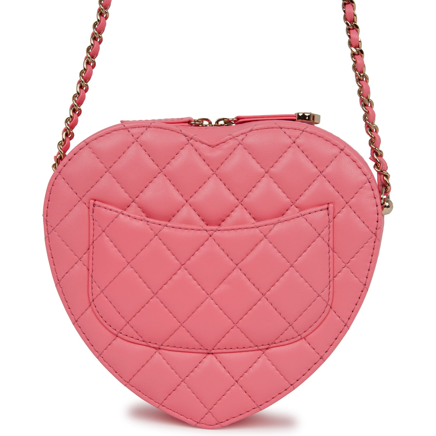 Chanel Luxury Lambskin Gold Handbag Rovelle Bags
