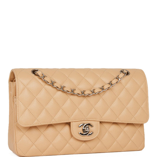 Chanel Pst Caviar Silver Tote Bag Rovelle Bags