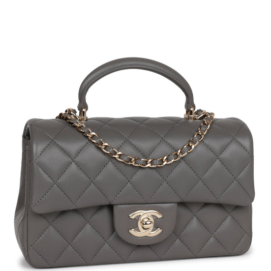 Chanel Mini Flap Lambskin Gold Shoulder Bag Style 2 Rovelle Bags