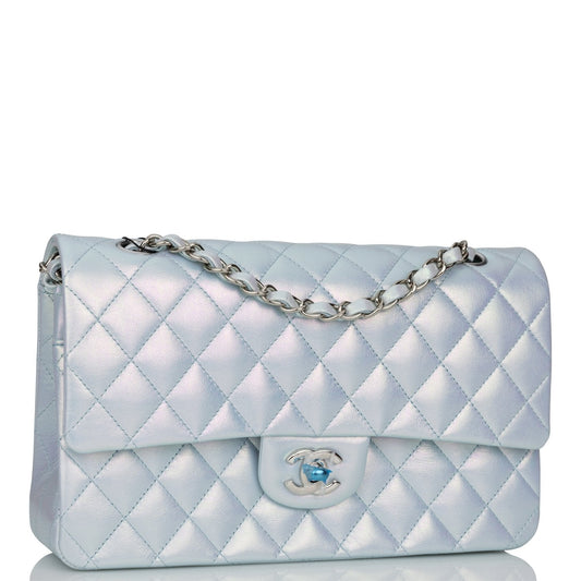 Chanel Pst Lambskin Silver Tote Bag Lambskin Rovelle Bags