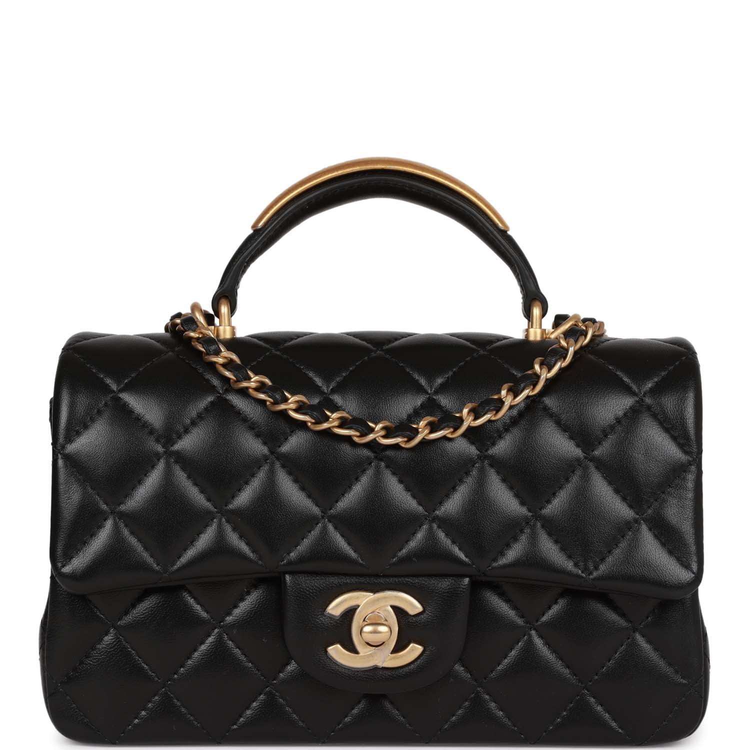 Chanel Lambskin Black Shoulder Bag Style 2 Rovelle Bags