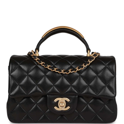 Chanel Lambskin Black Shoulder Bag Style 2 Rovelle Bags