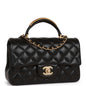 Chanel Lambskin Black Shoulder Bag Style 2 Rovelle Bags