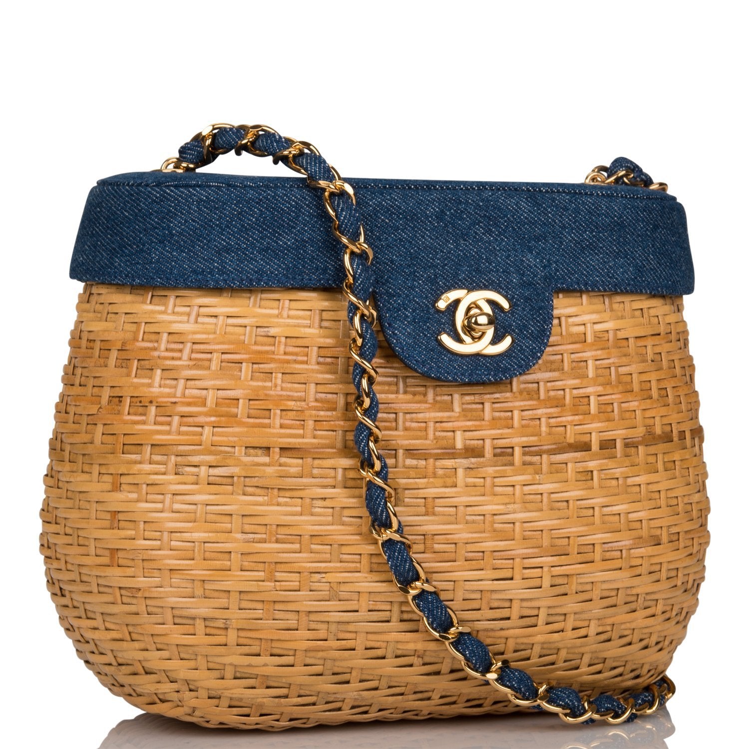 Chanel Luxury Leather Gold Handbag Style 2 Rovelle Bags