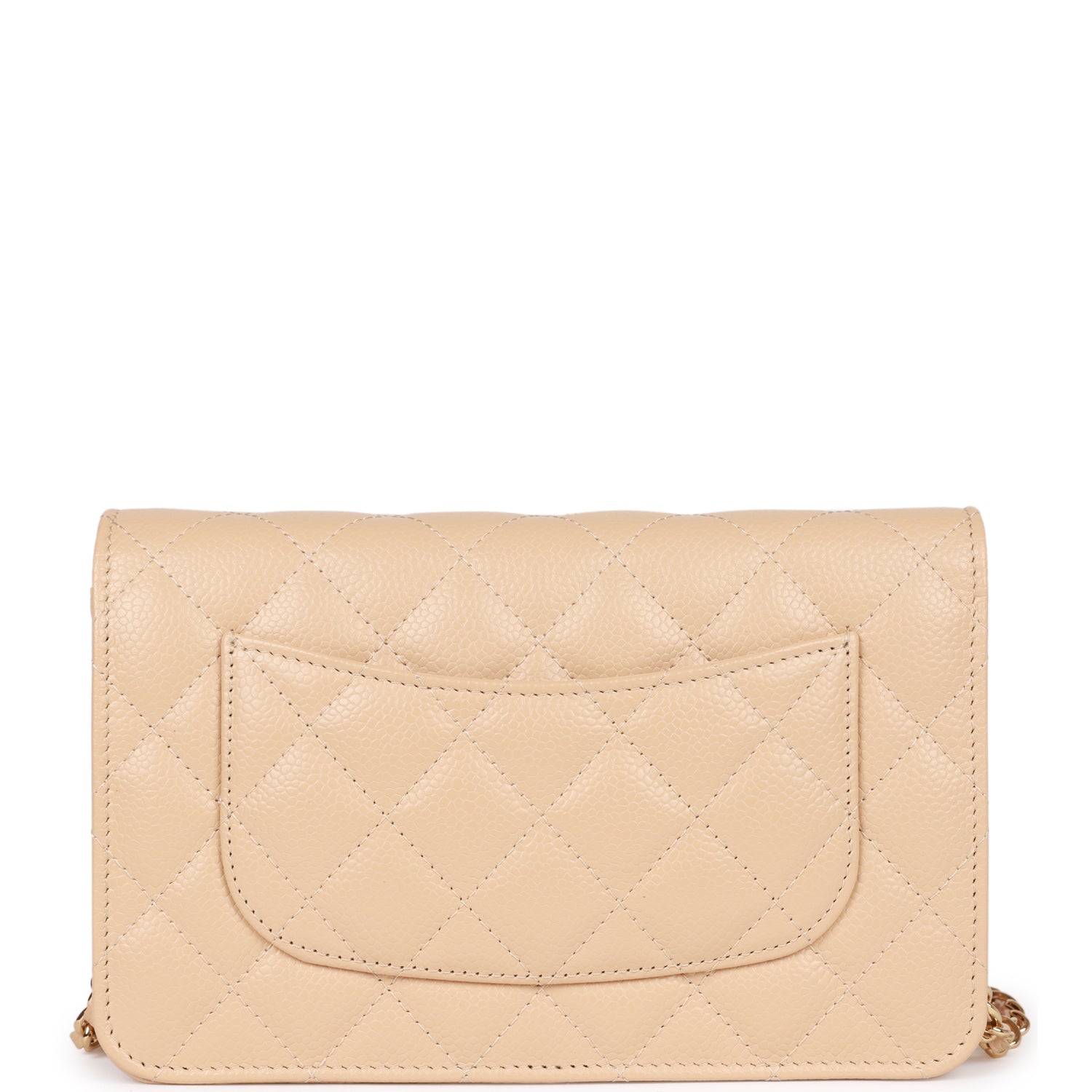 Chanel Wallet On Chain WOC Beige Caviar Gold Hardware Rovelle Bags
