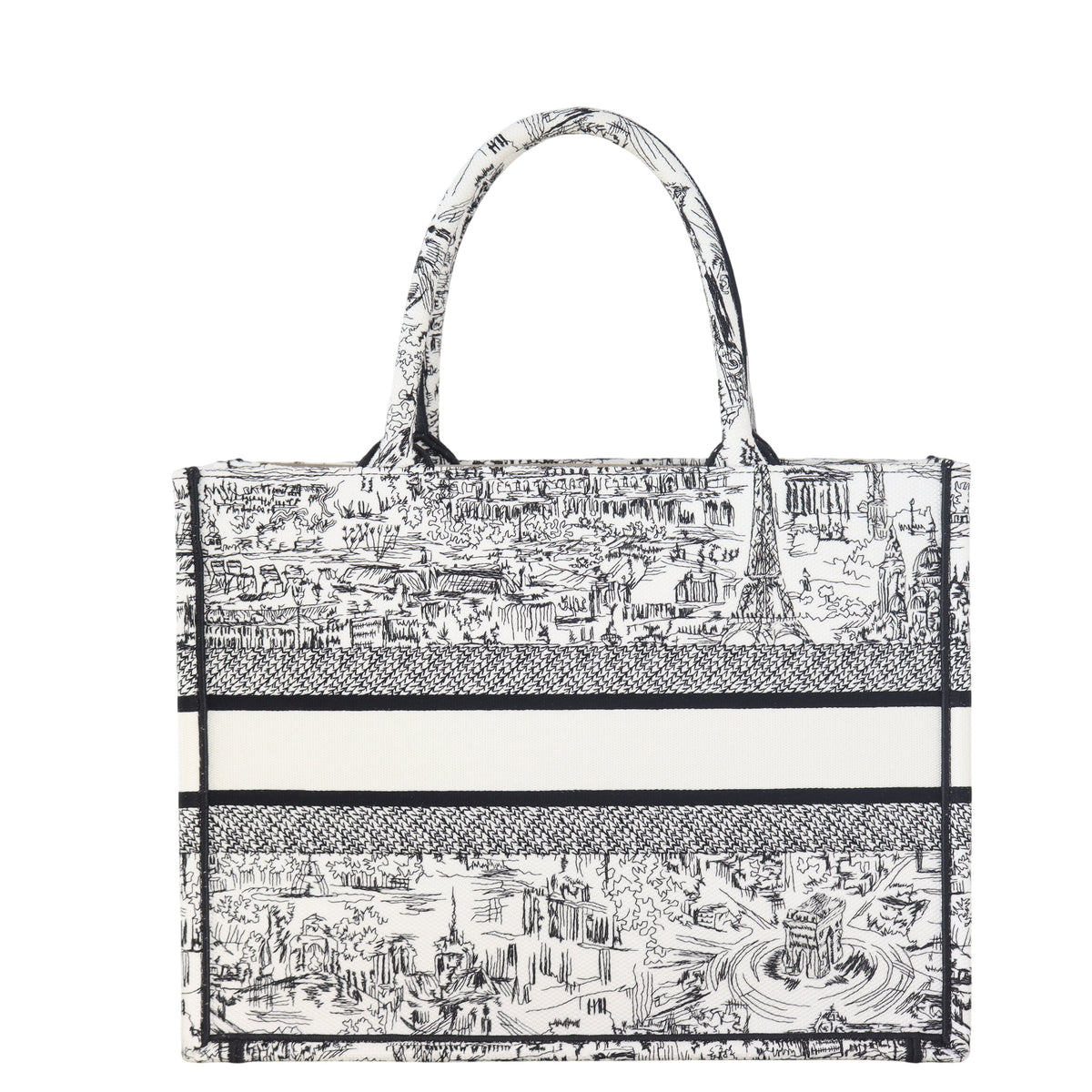 Dior Book Tote Medium Paris All Over Rovelle Bags