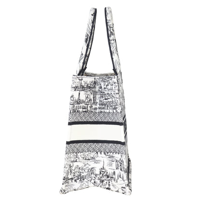 Dior Book Tote Medium Paris All Over Rovelle Bags