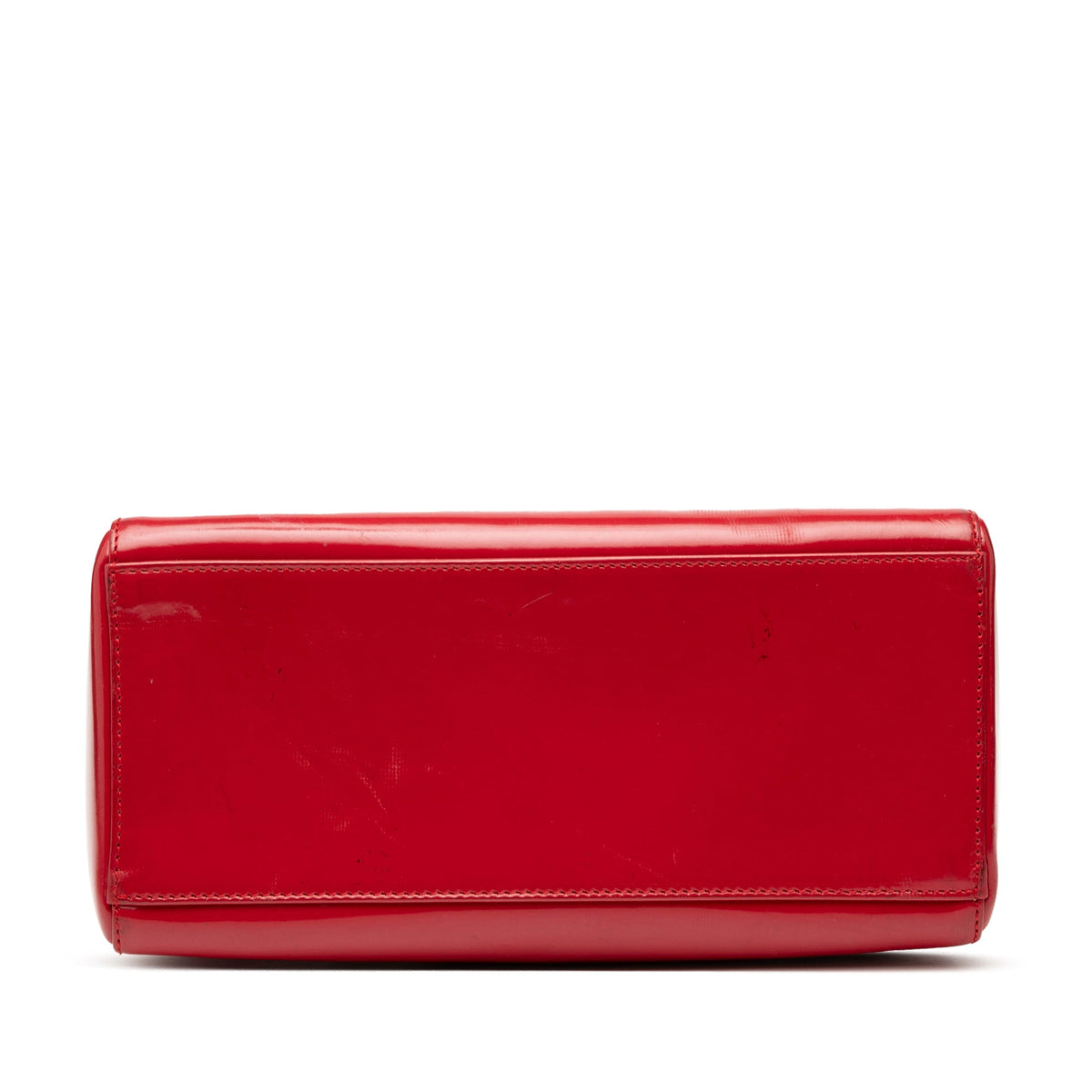 Red Dior Medium Patent Lady Dior Satchel Rovelle Bags