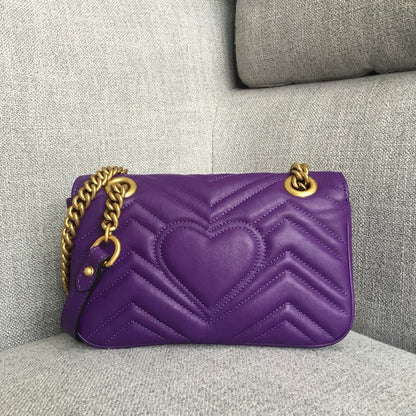 Gucci Marmont Small Matelassé Shoulder Bag