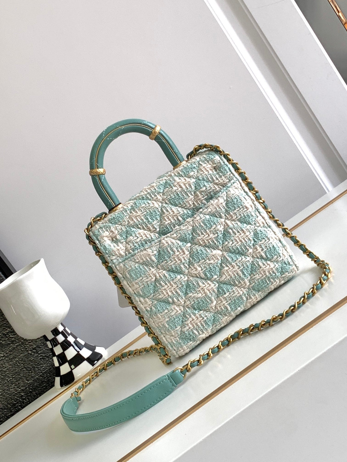 Chanel Mini Flap Bag With Top Handle