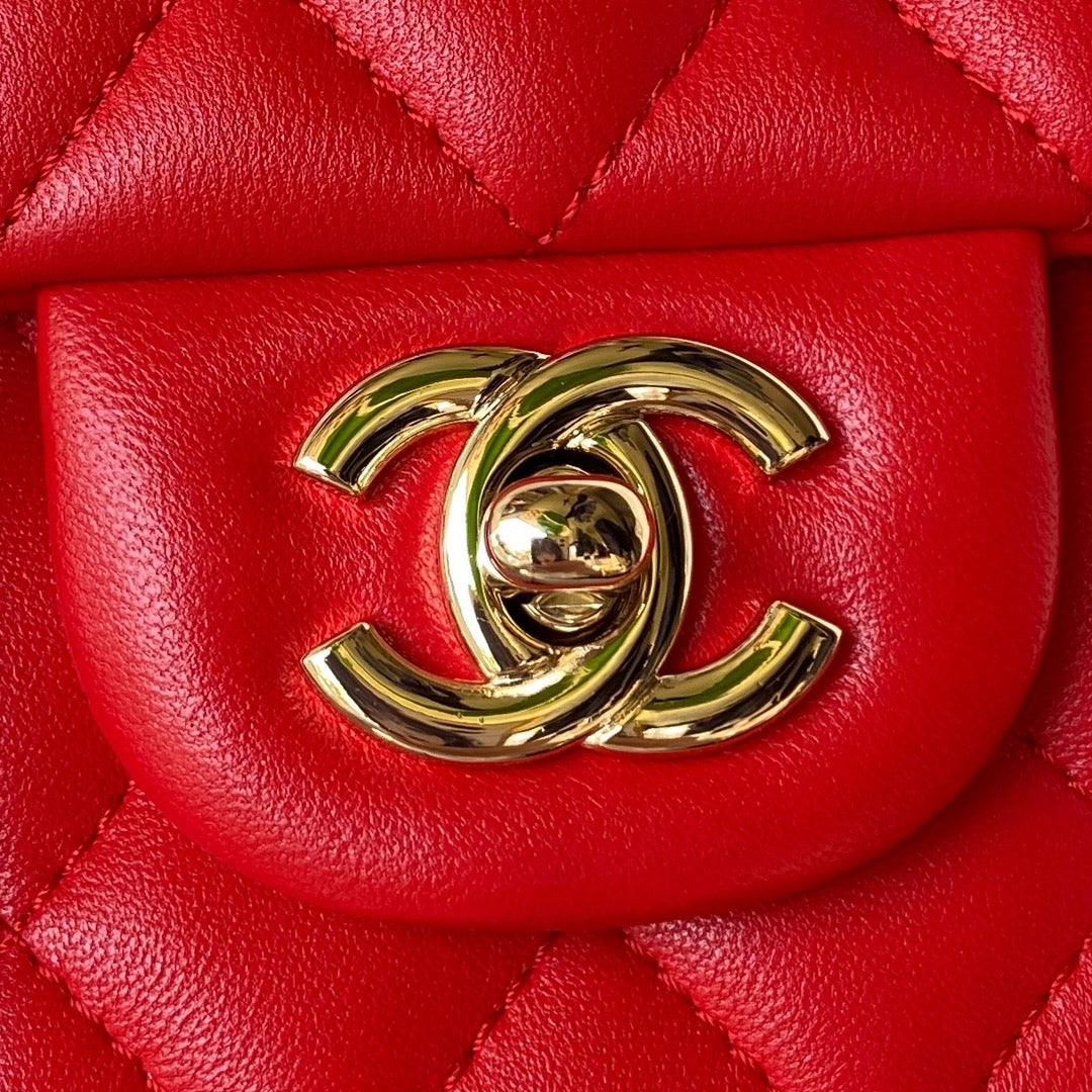 Chanel Mini Flap Bag With Top Handle