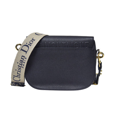 Black Grained Leather Large Dior Bobby Bag Rented Out Rovelle Bags