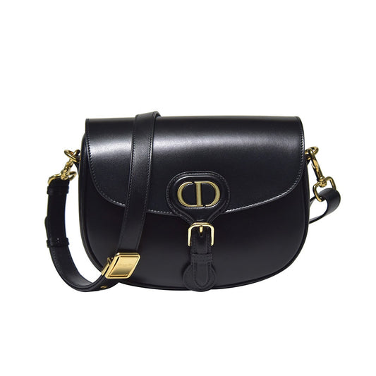 Black Box Calfskin Leather Medium Dior Bobby Bag - 3 Rented Out Rovelle Bags