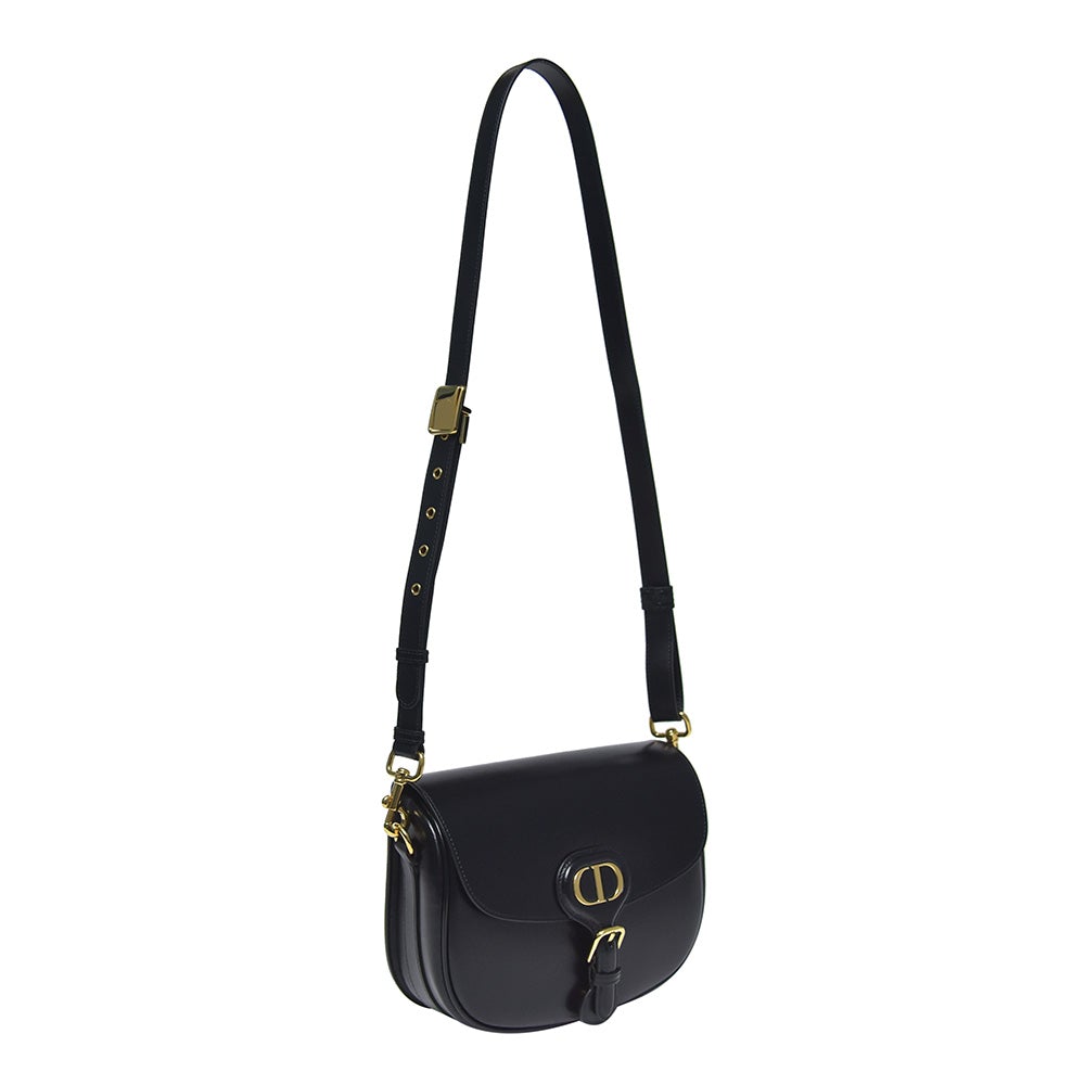 Black Box Calfskin Leather Medium Dior Bobby Bag - 4 Rented Out Rovelle Bags