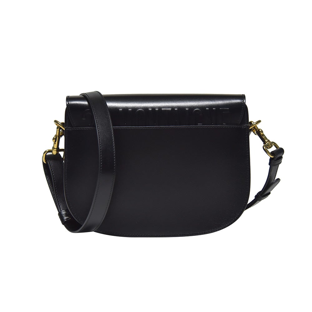 Black Box Calfskin Leather Medium Dior Bobby Bag - 4 Rented Out Rovelle Bags