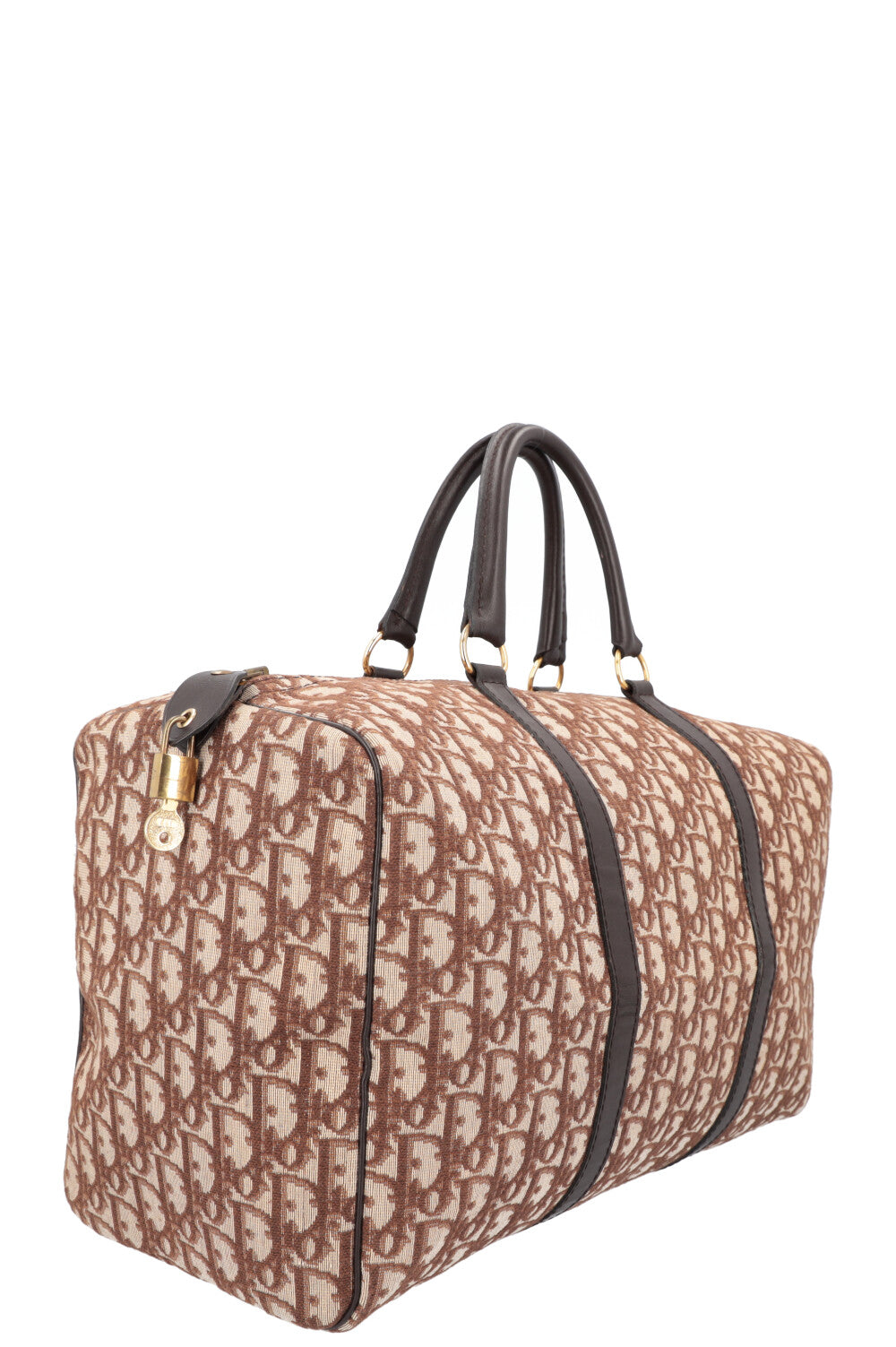 Christian Dior Boston Bag Oblique Brown Rovelle Bags