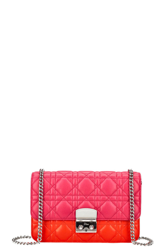 Christian Dior Miss Dior Promenade Bag Cannage Pink Orange Blue Rovelle Bags