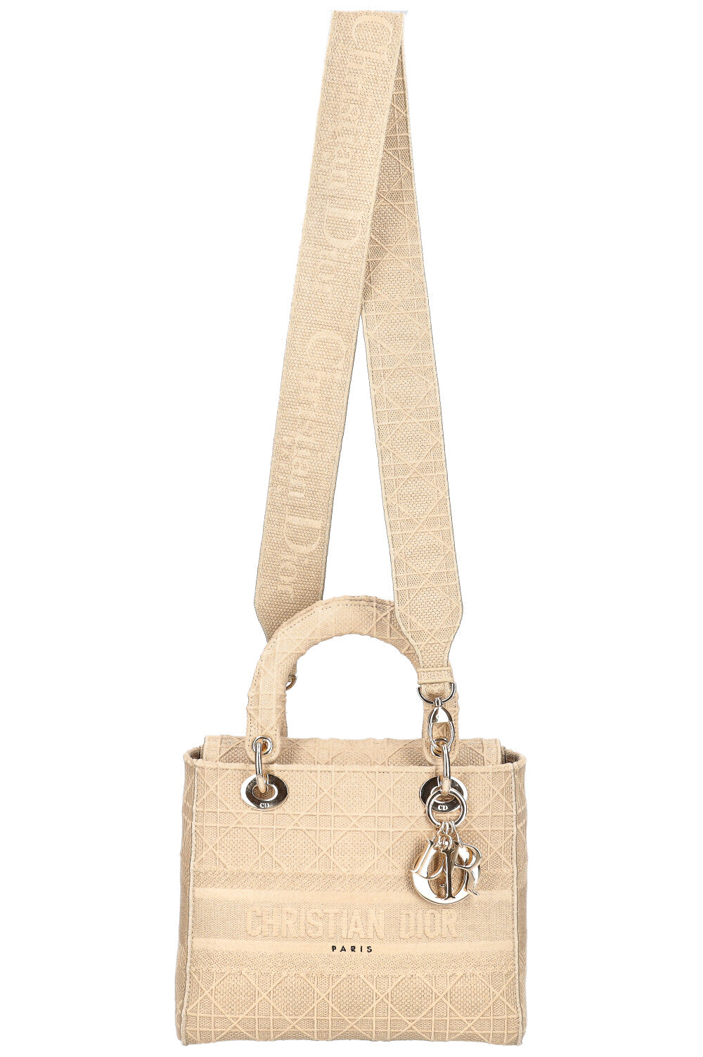 Dior Lady Dior Canvas Handbag Rovelle Bags