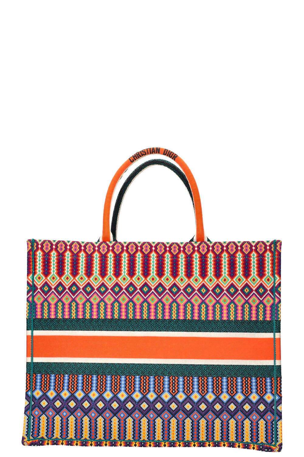 Dior Book Tote Canvas Tote Bag Rovelle Bags