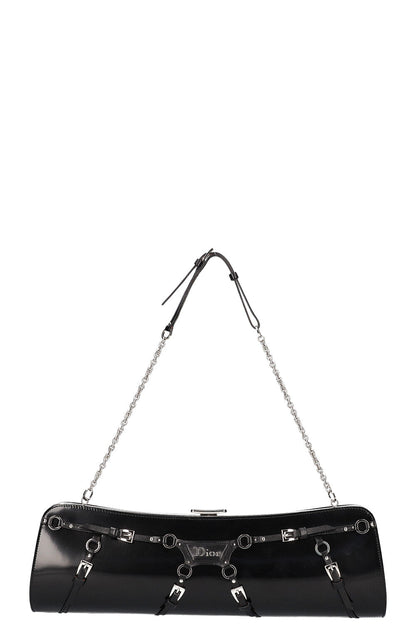 Dior Luxury Leather Clutch Black Rovelle Bags