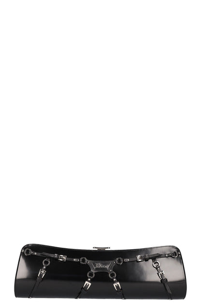 Dior Luxury Leather Clutch Black Rovelle Bags