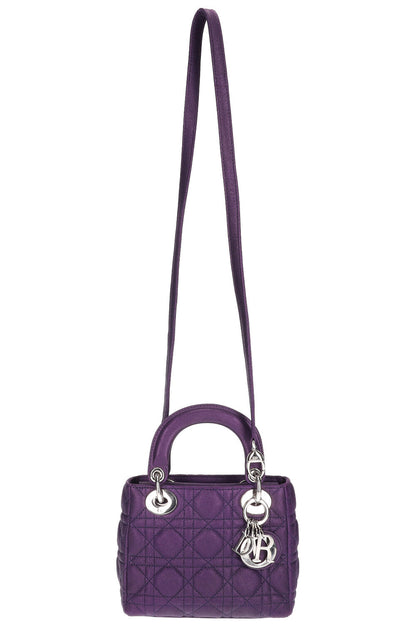 Christian Dior Lady Dior Small Bag Purple Rovelle Bags