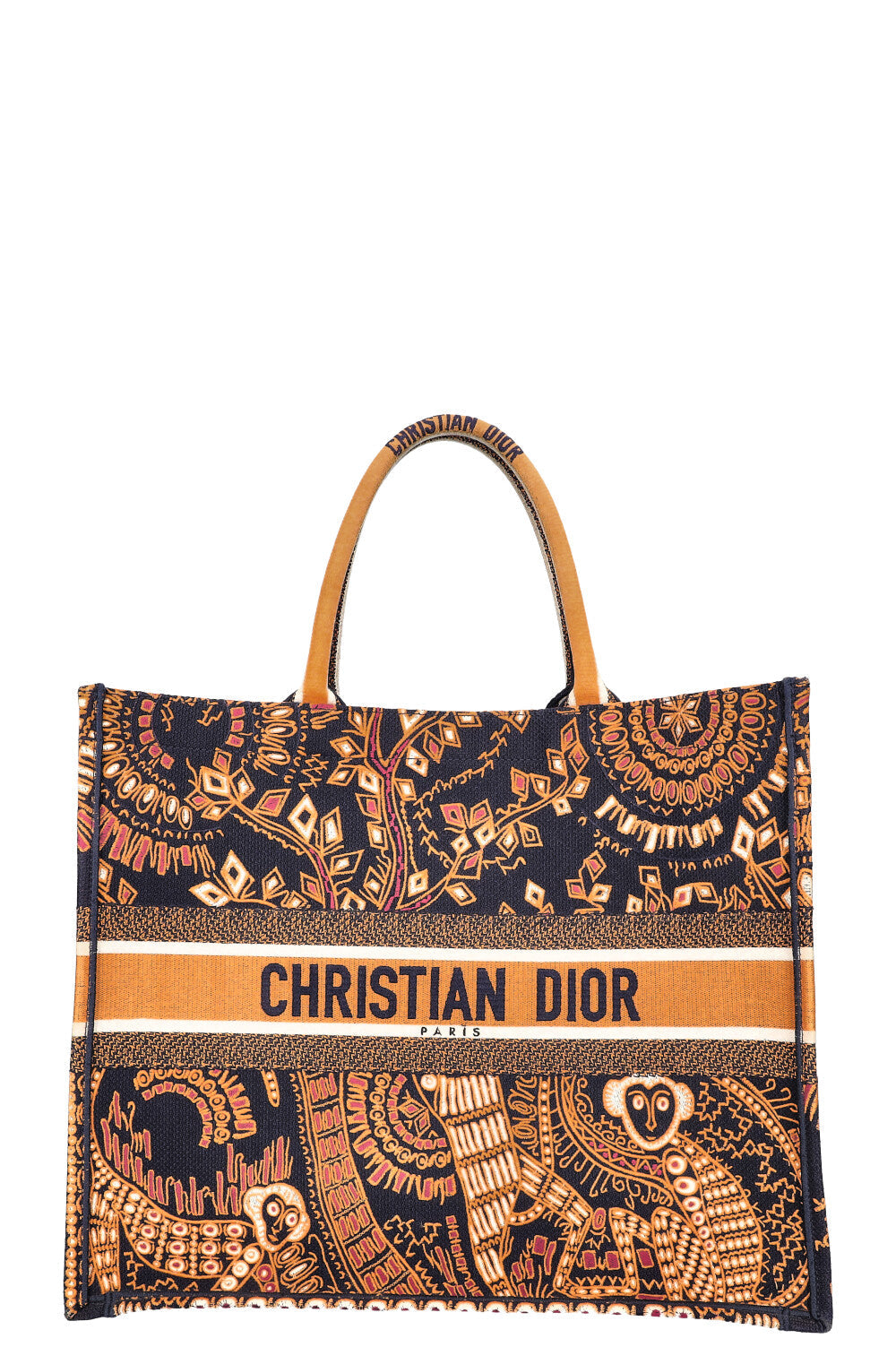 Dior Book Tote Canvas Tote Bag Rovelle Bags