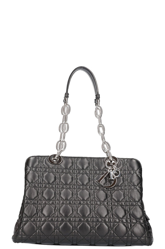 Christian Dior Soft Medium Cannage Bag Black Rovelle Bags