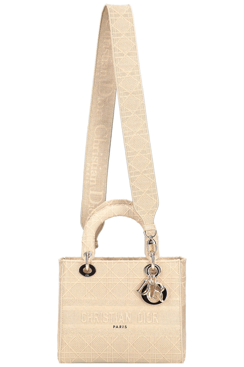 Dior Lady Dior Canvas Handbag Rovelle Bags