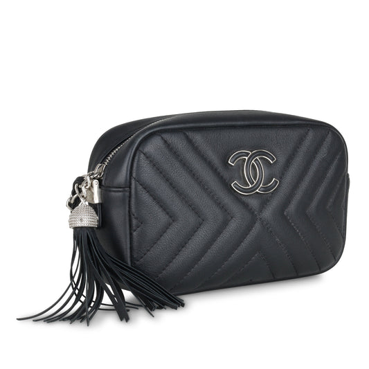 Chanel Timeless Lambskin Black Crossbody Rovelle Bags