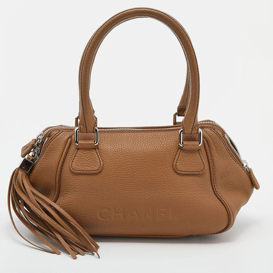 Chanel Small Calfskin Leather Handbag Rovelle Bags