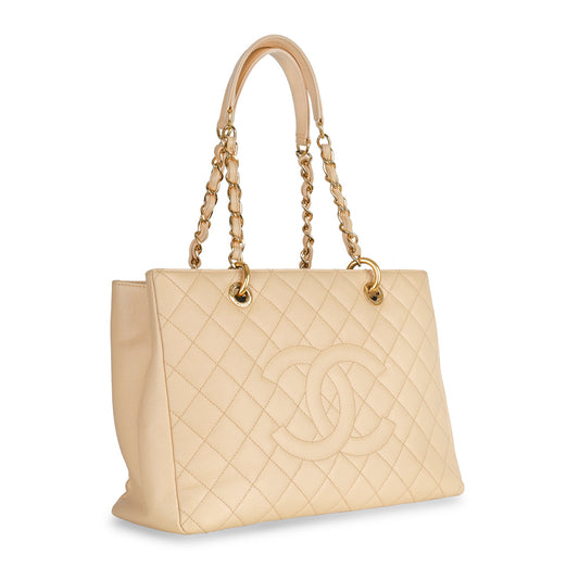 Chanel Timeless Caviar Gold Tote Bag Style 4 Rovelle Bags