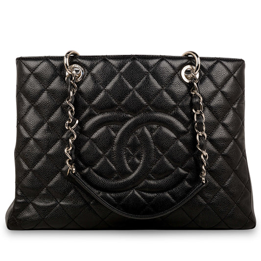Chanel Timeless Caviar Black Tote Bag Style 33 Rovelle Bags