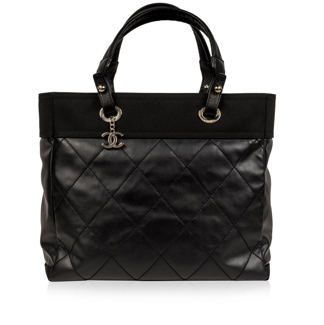 Chanel Luxury Quilted Black Tote Bag Rovelle Bags