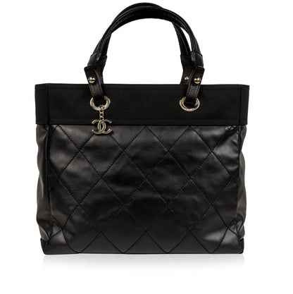 Chanel Luxury Quilted Black Tote Bag Rovelle Bags