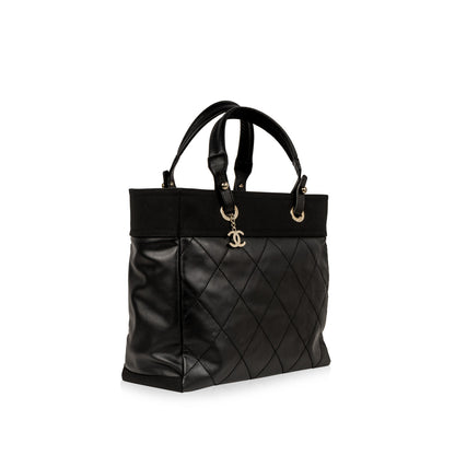 Chanel Luxury Quilted Black Tote Bag Rovelle Bags